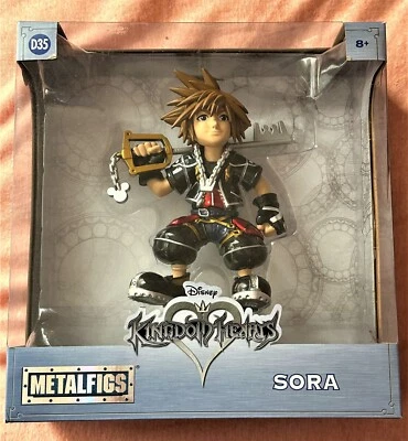 Disney Kingdom Hearts Metalfigs Sora - Action Figure 6" SEALED BRAND NEW