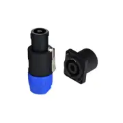 1 set NL4FC & NL4MP Speakon Connector 4 Pole Cable Mount Replacement for Neutrik