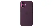 iPhone 16 Silicone Case with MagSafe — Plum