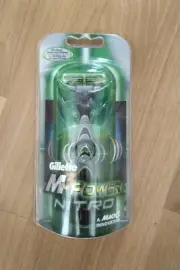 Razor GILLETTE M3 POWER NITRO Pack Original VINTAGE M 3 Mach3 NEW Box