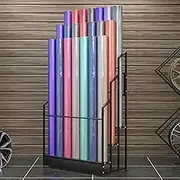 Textile Cloth Roll Shelf, Resistant Metal Vinyl Roll Support, Window/Movies That Change Color for Commercial Cars are