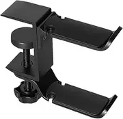 Headphone Hanger Under Desk Clamp Hook No Drill Installation Sturdy Space Saving Design for Home Office Gaming Desks Headset