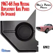 Custom Autosound KMC2 1967-1968 Ford Mustang Kick Panels No Speakers (for: Ford)
