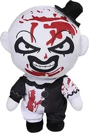 Terrifier Art The Clown Plush Toy Soft Bloody Killer Art The Clown Stuffed Plushie Pillow Doll for Kids Adults (Art The Clown, 11.02 inch)