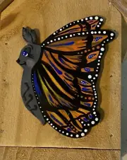 UNIQUE ONE OF A KIND WOOD BEE CATCHER ....FREE USA SHIPPING