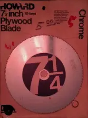 Howard 7-1/4" Plywood Circular Saw Blade 6610 1970s NOS