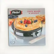 Parini 12” Electric Non-Stick Crepe Maker Griddle Blintzes Pancakes 120V 1000W
