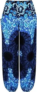 [KiRYu] Kids Harem Girls Activewear Beach Trousers Yoga Bohemian Print Casual Little Pants Pants Loose Baggy
