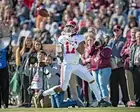 Jaylen Waddle Alabama Crimson Tide Unsigned Downfield Catch Photo