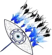 Evil Eye Dream Catcher Hanging Ornament for Home Decor Wall Decoration Plume Design Present for Nightmare Protection Style Interior Decor