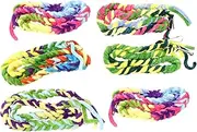 ERINGOGO 6Pcs Colorful Bird Climbing Ropes Parrot Swing Hammock for Birds and Hamsters Soft and Durable Cotton Material for Chewing and Playing