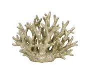 Decorative Resin 19cm Coral Oyster Centrepiece Decor Home Tabletop Display Gold