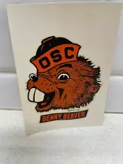 Vintage Angelus Decal - Oregon State College Beavers -2" x 2 1/2"