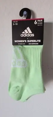 Adidas Women's 6-Pairs Superlite No Show Socks. (146).