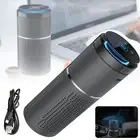 USB Car Air Purifier Diffuser Led Night Light Portable Room Cleaner Freshener AU
