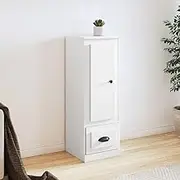 VRAXO Highboard White 36x35.5x103.5 cm Engineered Wood -20KG,816304