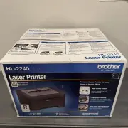 NEW SEALED Brother HL 2240 Monochrome Laser Printer Black