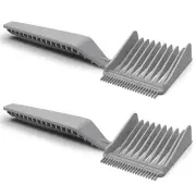 2Pcs Blend-Frend Comb Fading Tapering Blend-Flat Top Gradient Caliper Comb AU