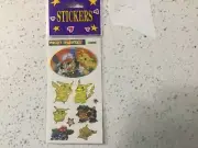 Vintage 1999 Pokemon Prism Sticker sheet Ash,PIKACHU,Venusaur,BLASTOISE