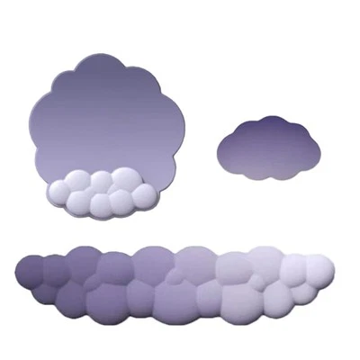 Cloud Mouse Pad Wrist Support Keyboard Wrist Rest Set, Ergonomic Cloud Arm Wr...