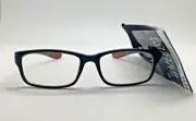 D355 Foster Grant + 1.25 SCOOTER Red 53/17-143 w Case Reading Glasses READERS