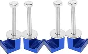 MUELODSIC 4pcs Truck Toolbox Mounting Kit Easy Install Crossover Clamps for Secure Attachment Pickup Truck Accessories for Stable Tool Storage and Travel Safety