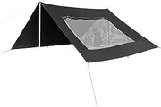 Vehicle Awning, Weatherproof Foldable Car Shelter with UV-Resistant Screen, 188.98x110.24 Inches, Outdoor Travel Canopy for Overlanding, Camping, Fishing, Picnics, Beachside Shade
