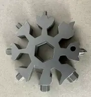18 in 1 Snowflake Multi Tool Bottle Opener Flat Phillips Nut Screwdriver