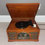 Crosley CR66 5-in-1 Record Player Turntable, Cassette, CD, Radio !