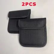 2PC Filter Case One Pocket Camera Lens Filter Carry Case Nylon Waterproof Storag