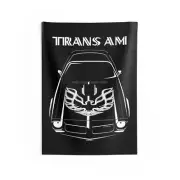 Pontiac Firebird Trans Am 2nd gen 1973 - Pheonix - Wall Tapestry - Garage Decor