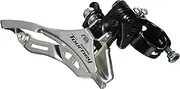 SHIMANO Tourney 6/7 Speed Triple Front Derailleur, Top Pull, 28.6 mm, 42T, Black, Aluminium Alloy