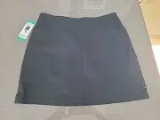 NWT! HILARY RADLEY Women's SKORT Skirt With Built-in Shorts Black - X Large XL