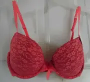 DKNY DEMI CORAL LACE CUP BRA UNDERWIRE M#453170 MSRP $40 NWT 36C
