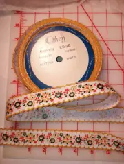 10 Yards Ribbon Offray Trim 1" Made in America