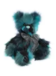 Charlie Bears Filigree Random Plush Turquoise Teddy Bear Collectable Stuffed