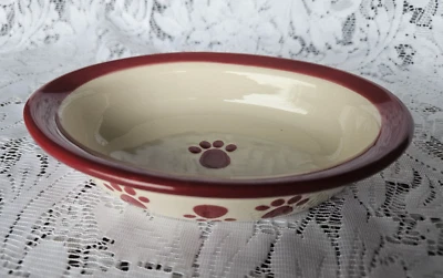 Petrage Us Designs Ceramic Pet Feeding Dish NWOT