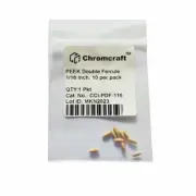 10 PACKETS PEEK Double Ferrule 1/16 inch High Quality Chromatography Parts