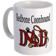 11oz mug Redbone Coonhound Dad