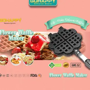 最新型號 Halomurah 模具蛋糕花華夫餅機 WAFEL CAKEPAN GOHAPPY GHC52 90