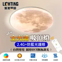 在飛比找PChome24h購物優惠-（聚美照明）96W 6-8坪月球星空燈 全光譜護眼LED燈 