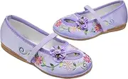 [CCJRLM] Encanto Mirabel Isabela Shoes For Girls Costume Cosplay Dress Up Embroidery Mary-Jane Ballet Shoes
