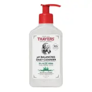 THAYERS pH Balancing Daily Cleanser, Face Wash with Aloe Vera, Gentle and Hydrat