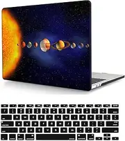Case Compatible with MacBook Pro 14 inch 2021 2023 A2442 A2779 A2918 A2992 M1 M2 M3 with Touch ID and Liquid Retina Display, Plastic Laptop Hard Shell Protective Case & Keyboard Cover - Planets