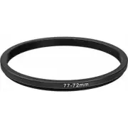 Step-down adapter ring 77-72 77mm-72mm Metal Anodized for Camera, form US Seller