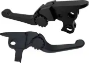 PSR Anthem Shorty Black Clutch Brake Lever Set Harley Freewheeler 21-23