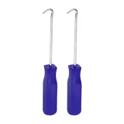 2pcs 45 Degree Picks 135mm Chrome Vanadium Steel TPR for O Rings Blue
