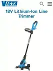 Victa 18V Cordless Line Trimmer & Wheel Edger Skin/Console NEW FREEPOST