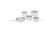 5pc Westinghouse Stainless Steel Pot & Pan Gas Induction Frypan Saucepan Set