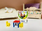 Miniverse Little Tikes Minis Series 2 - Table & Chairs - NIB - JUST ADDED!!